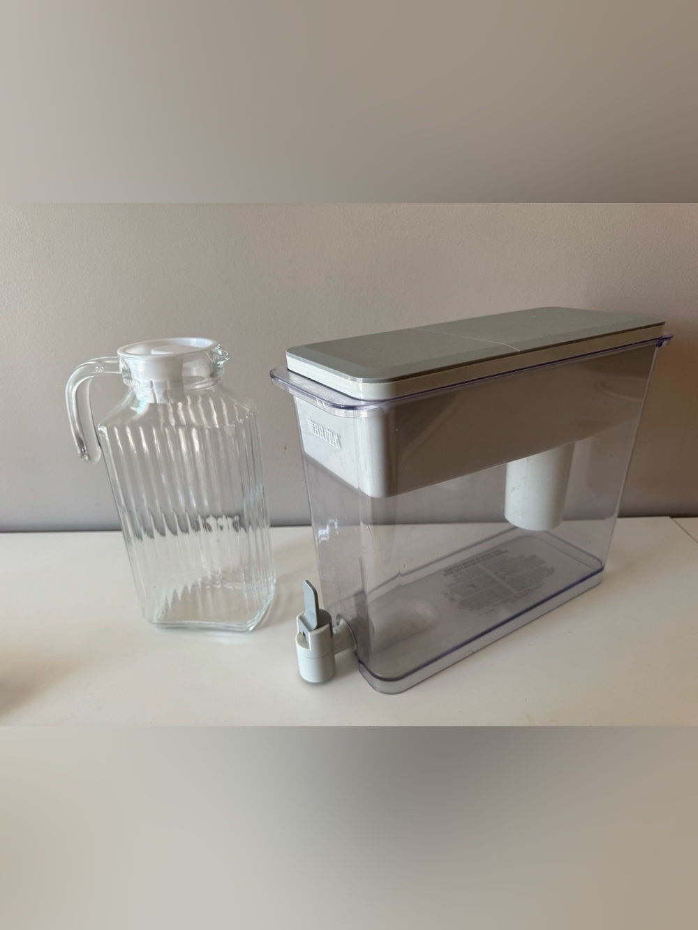 Dual Pack Used Brita Water Filter and Trudeau Pitcher